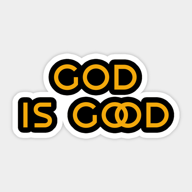 God is Good Christian Clothes and Gifts Sticker by BeLightDesigns